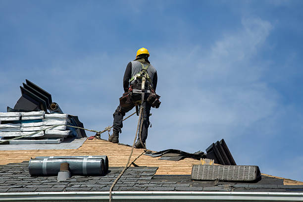 Professional Metal Roofing technician working in Paupack, PA